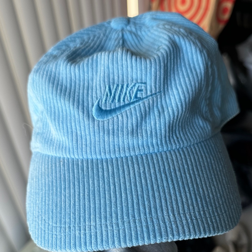 Nike Light Blue Corduroy Hat
